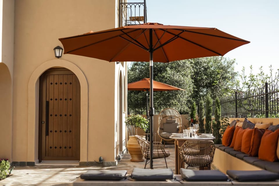 Patio, Balcony/Terrace, Seating area, Dining area, Garden view