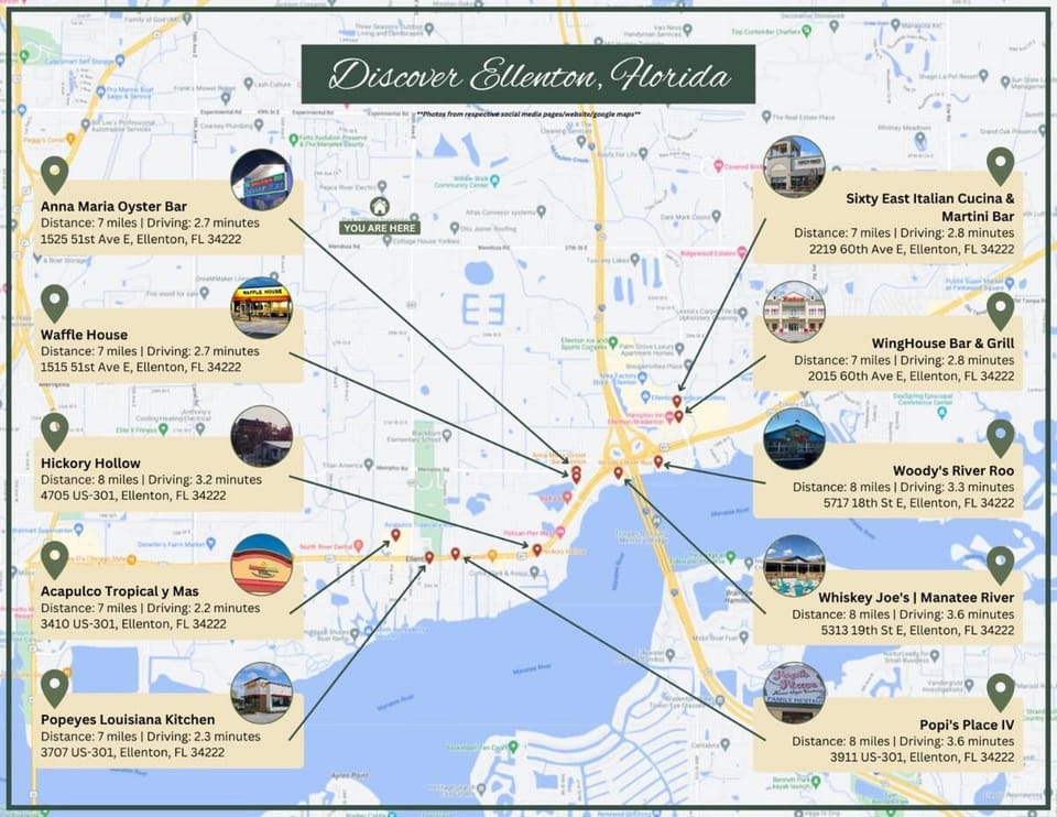 Entire Home in Palmetto Ellenton House in Tampa Bay