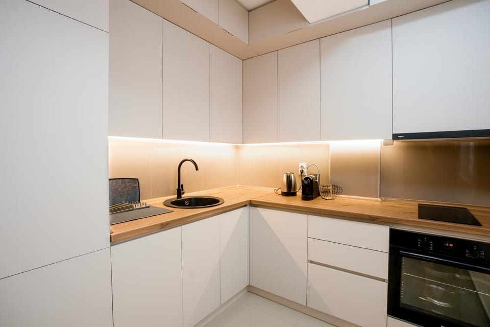 Coffee/tea facilities, Kitchen or kitchenette, minibar, stove, toaster, kitchen