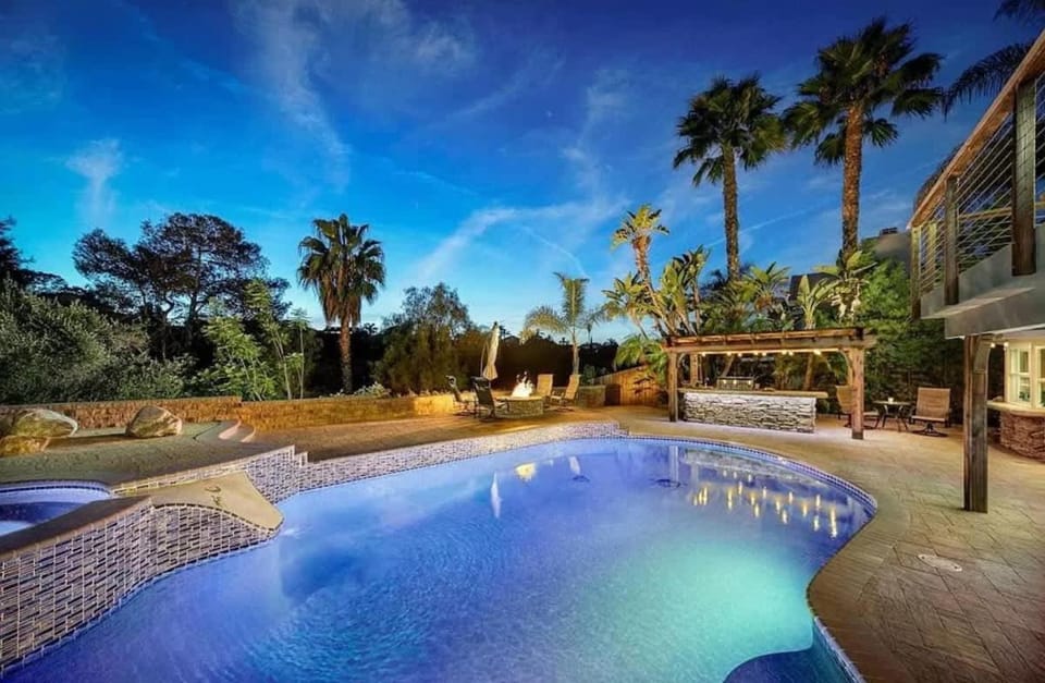 Natural landscape, Garden view, Swimming pool