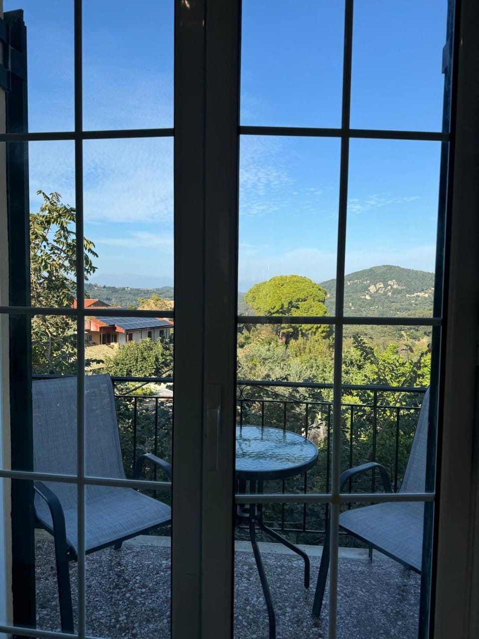 Sofia's Bella Vista Pagoi Apartment in Peloponnese, Western Greece and the Ionian
