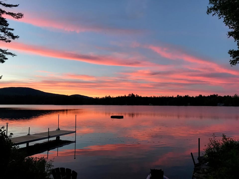 91WR Lake vibes and views at this waterfront home in the White Mountains House in Whitefield