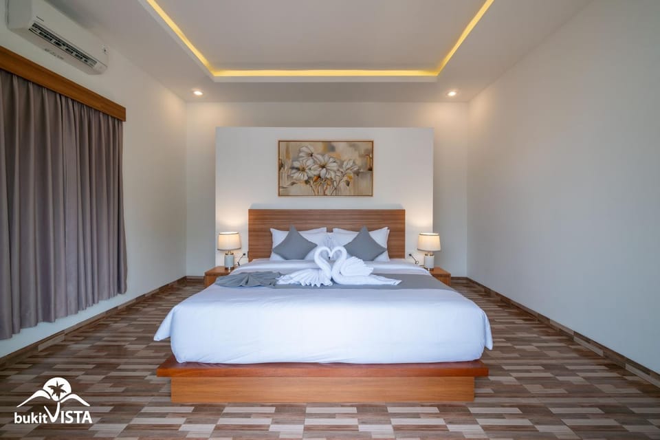 Bed, Bedroom, air conditioner