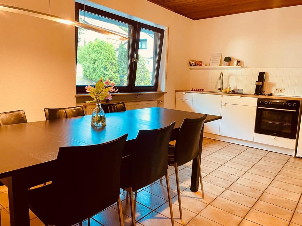 Kitchen or kitchenette, Dining area, oven, stove, kitchen