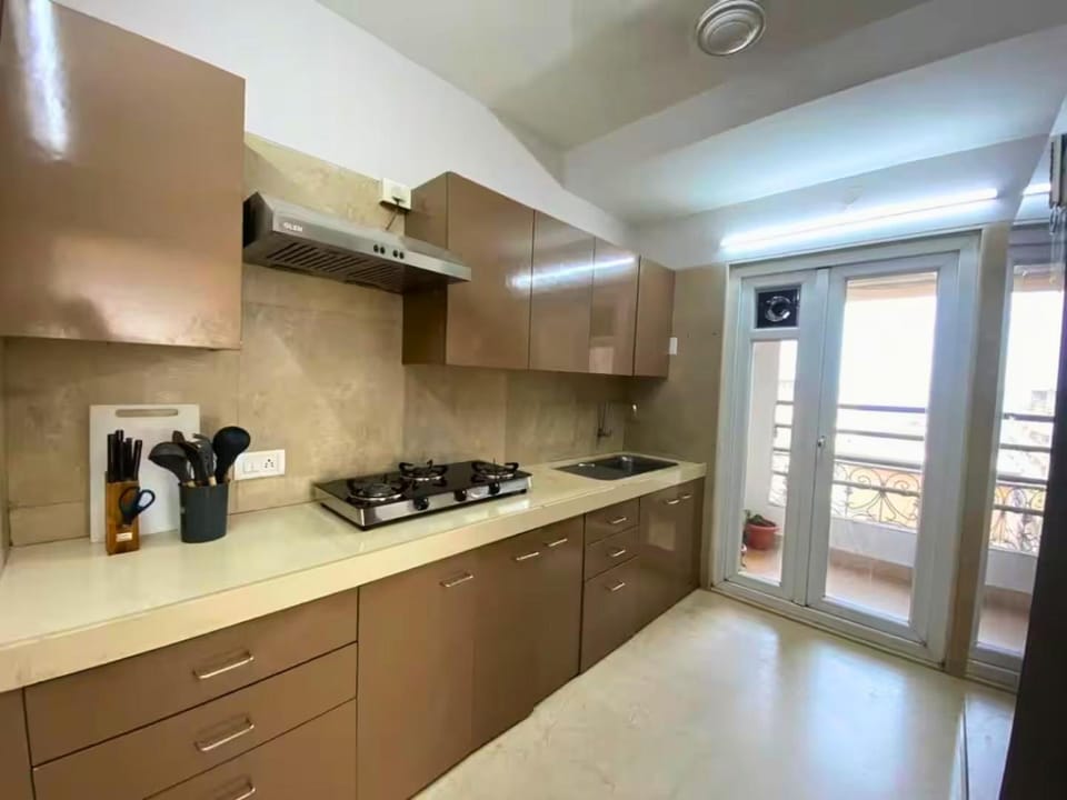 Coffee/tea facilities, Kitchen or kitchenette, stove, toaster
