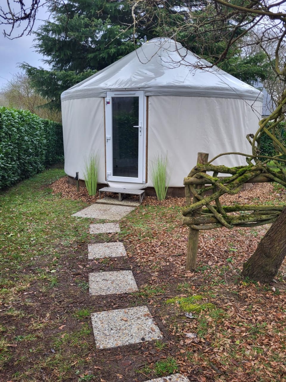 Yourte de déconnexion chauffage climatisation Luxury tent in Pays de la Loire