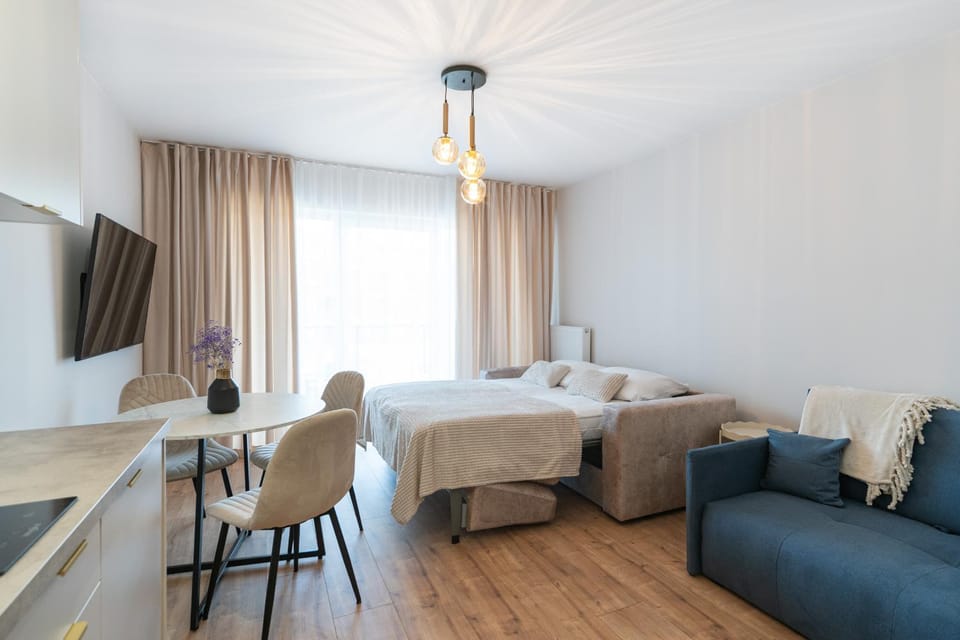 Bed, TV and multimedia, Living room, Seating area