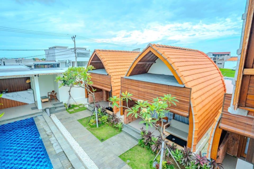 Property building, Day, Pool view