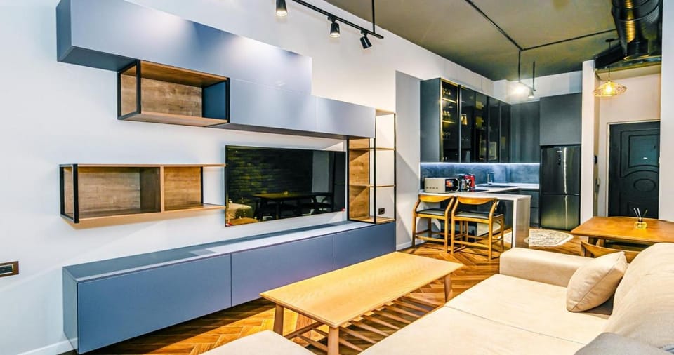 TV and multimedia, Kitchen or kitchenette, Living room, Dining area, minibar, pet friendly
