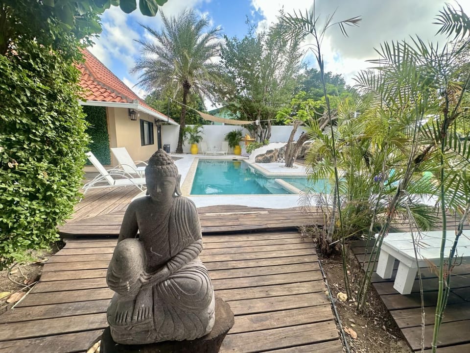 Patio, Garden, Pool view, Swimming pool