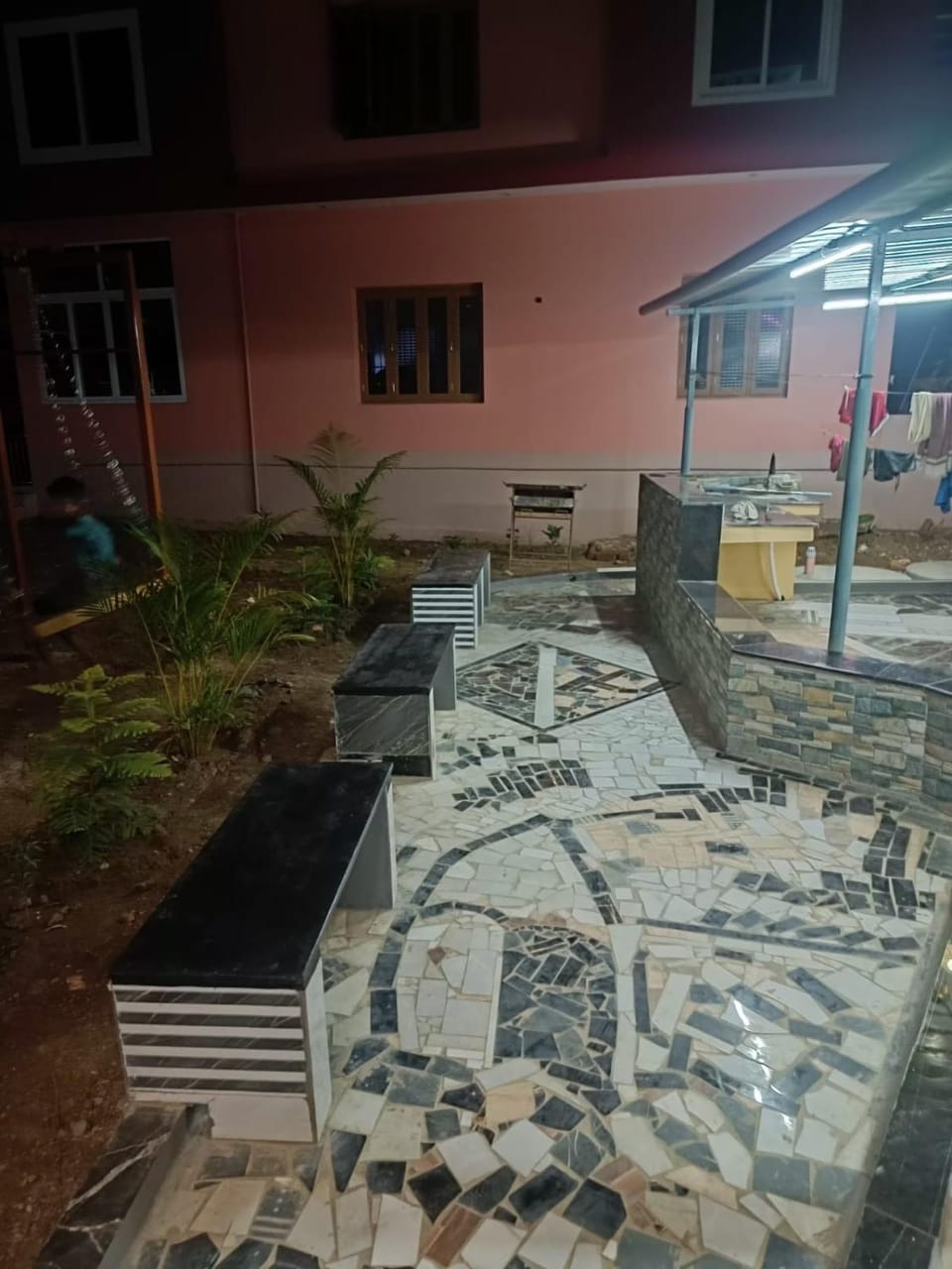 Patio, Night