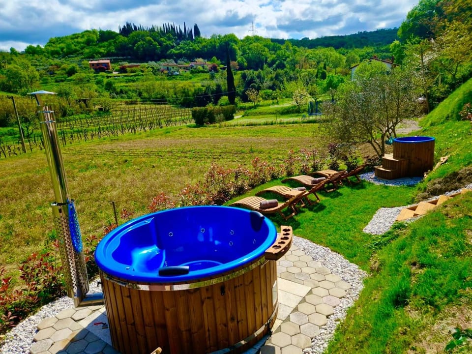 Day, Natural landscape, Garden, Hot Tub, Garden view