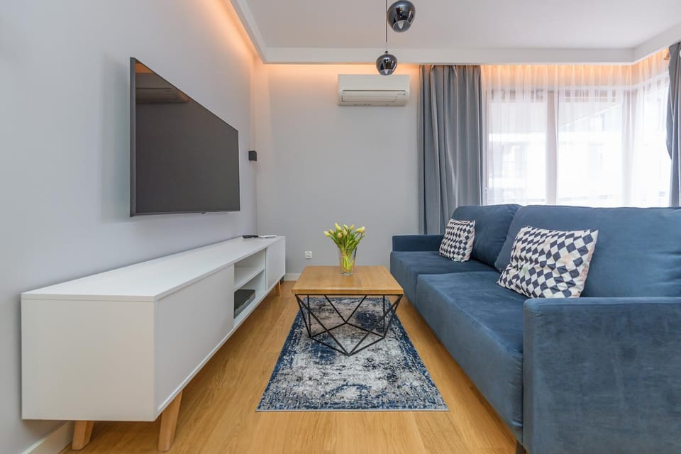 Living room, air conditioner