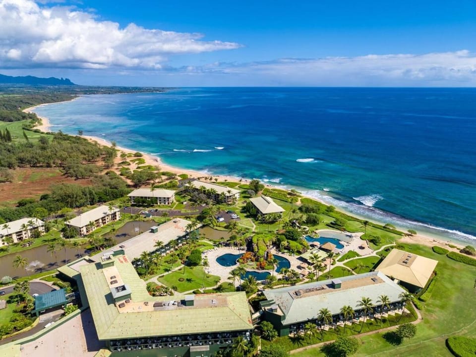 Mountain View Double Bed Room, Beachfront Resort, Lanai, AC, Pool, Restaurant, Gym, Spa Apartment in Kauai