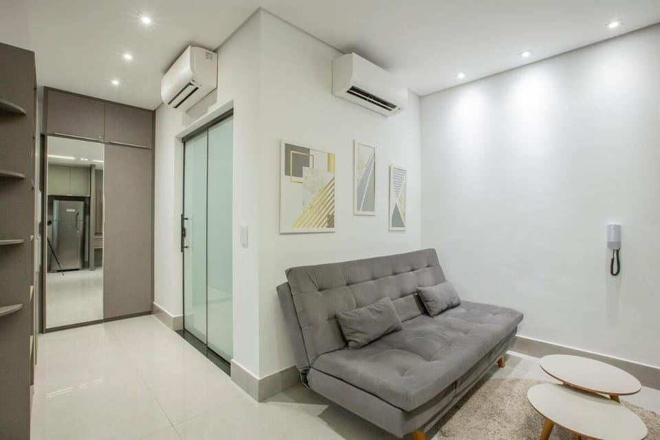 Living room, air conditioner