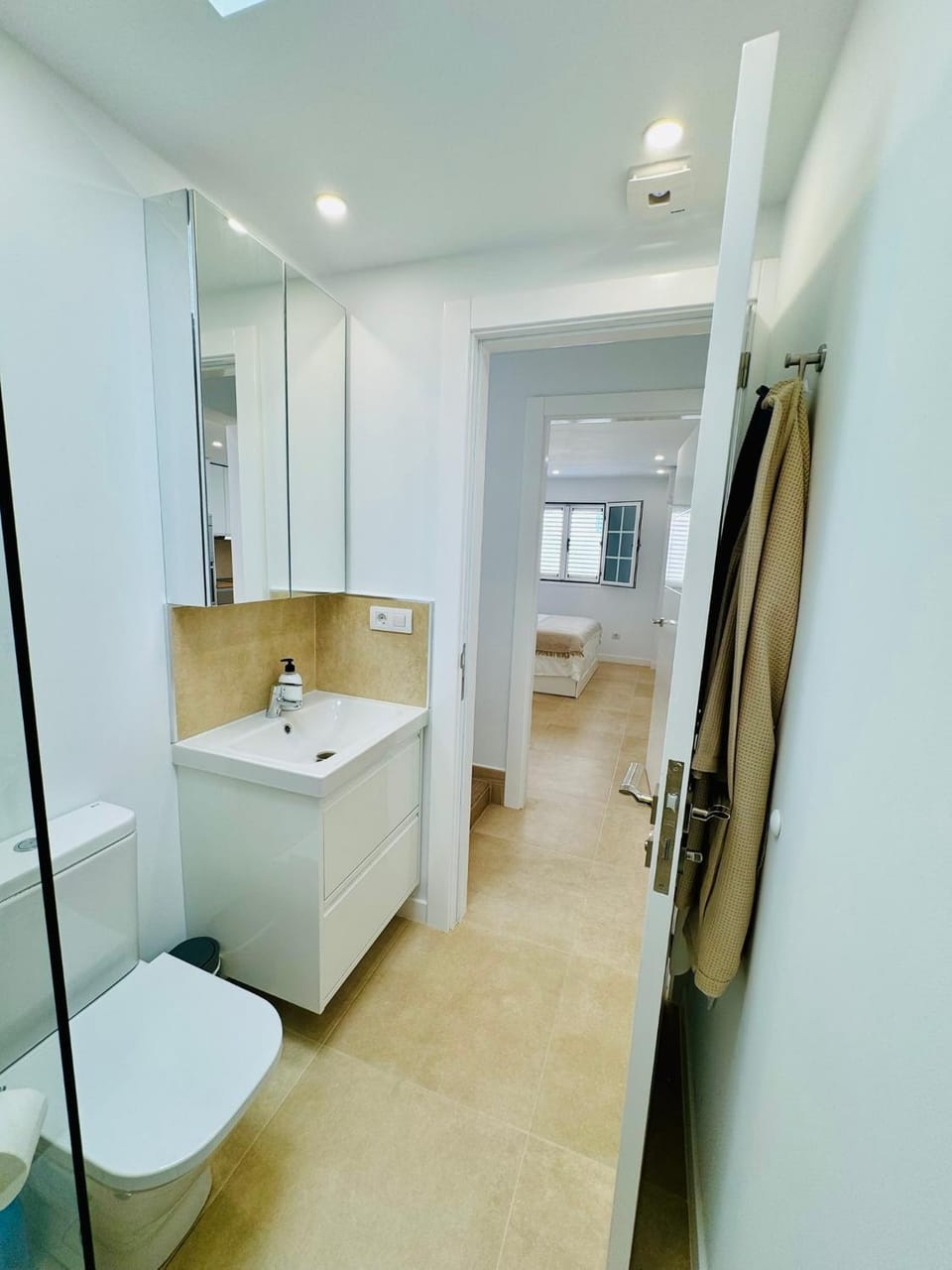 Toilet, Bathroom, towels
