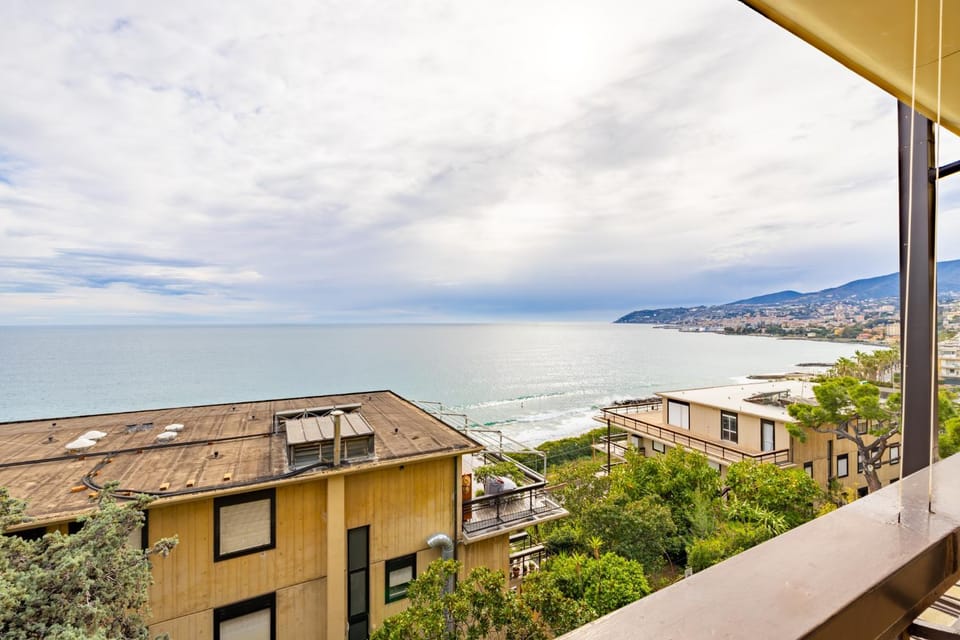 View (from property/room), Balcony/Terrace, Balcony/Terrace, Beach, City view, Sea view