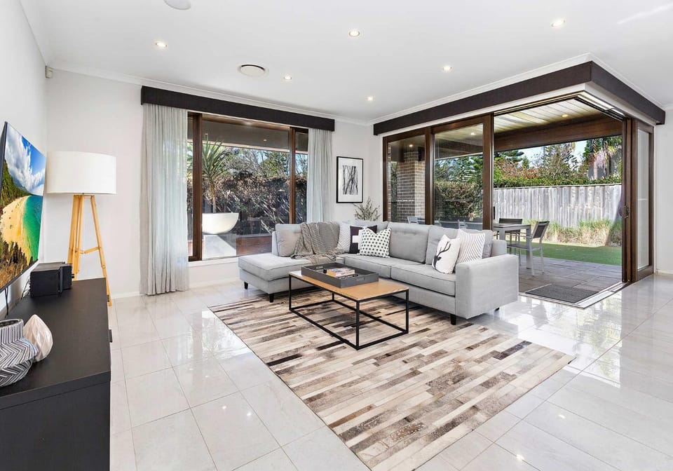 Living room, Garden view