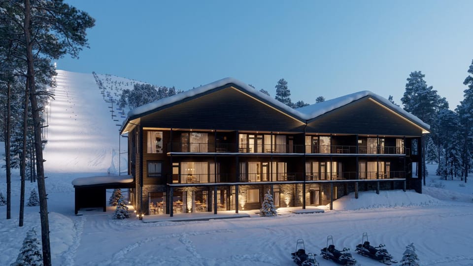 Property building, Restaurant/places to eat, Day, Natural landscape, Winter