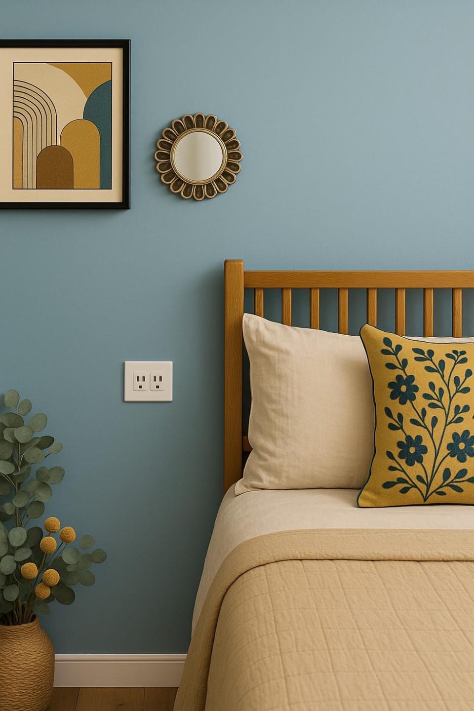 Bed, Decorative detail, Bedroom