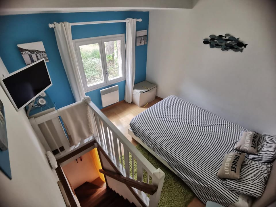 Bed, TV and multimedia, Photo of the whole room, Bedroom