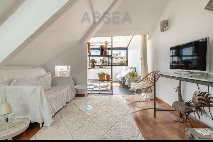 Antibes City Center Cozy Top floor Apartment Air Conditioning 1 Bedroom Apartment in Antibes