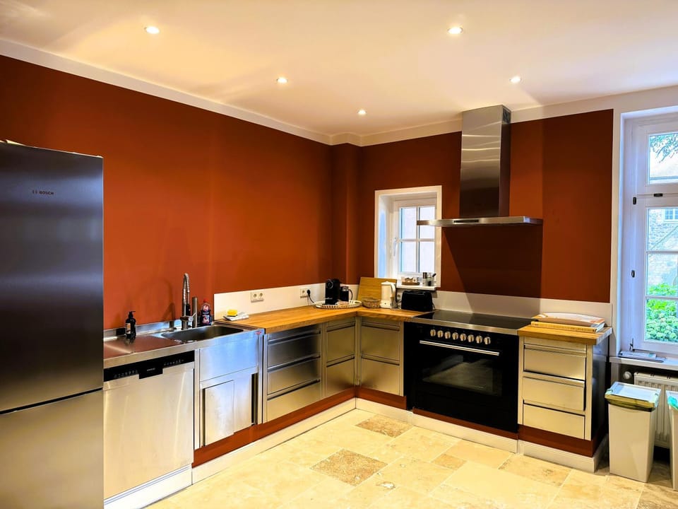 dishwasher, oven, stove, toaster