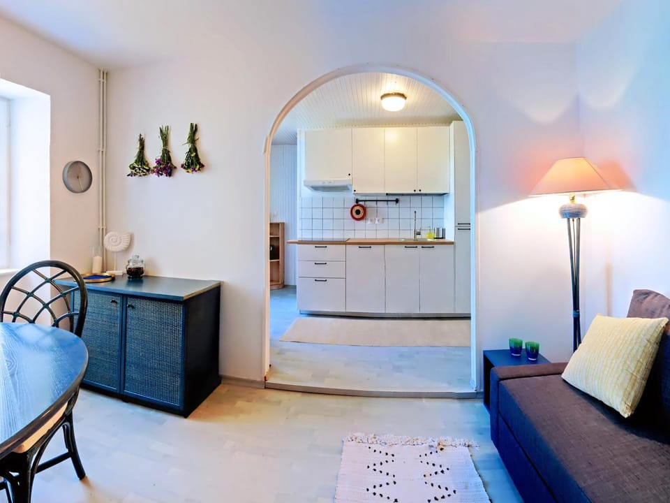 Living room, kitchen