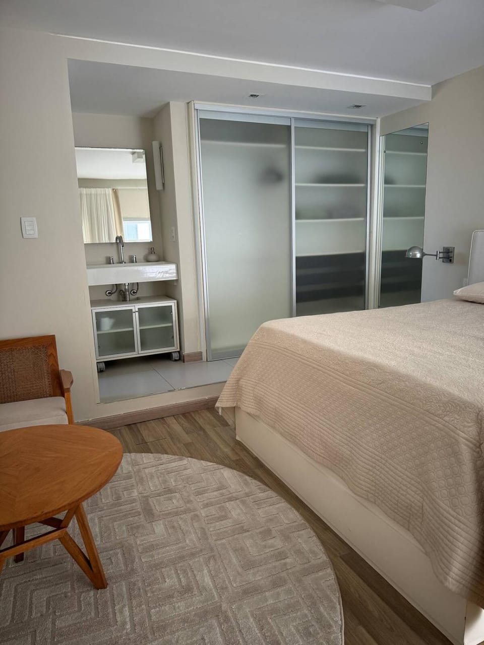 Bed, Photo of the whole room, Bedroom, wardrobe