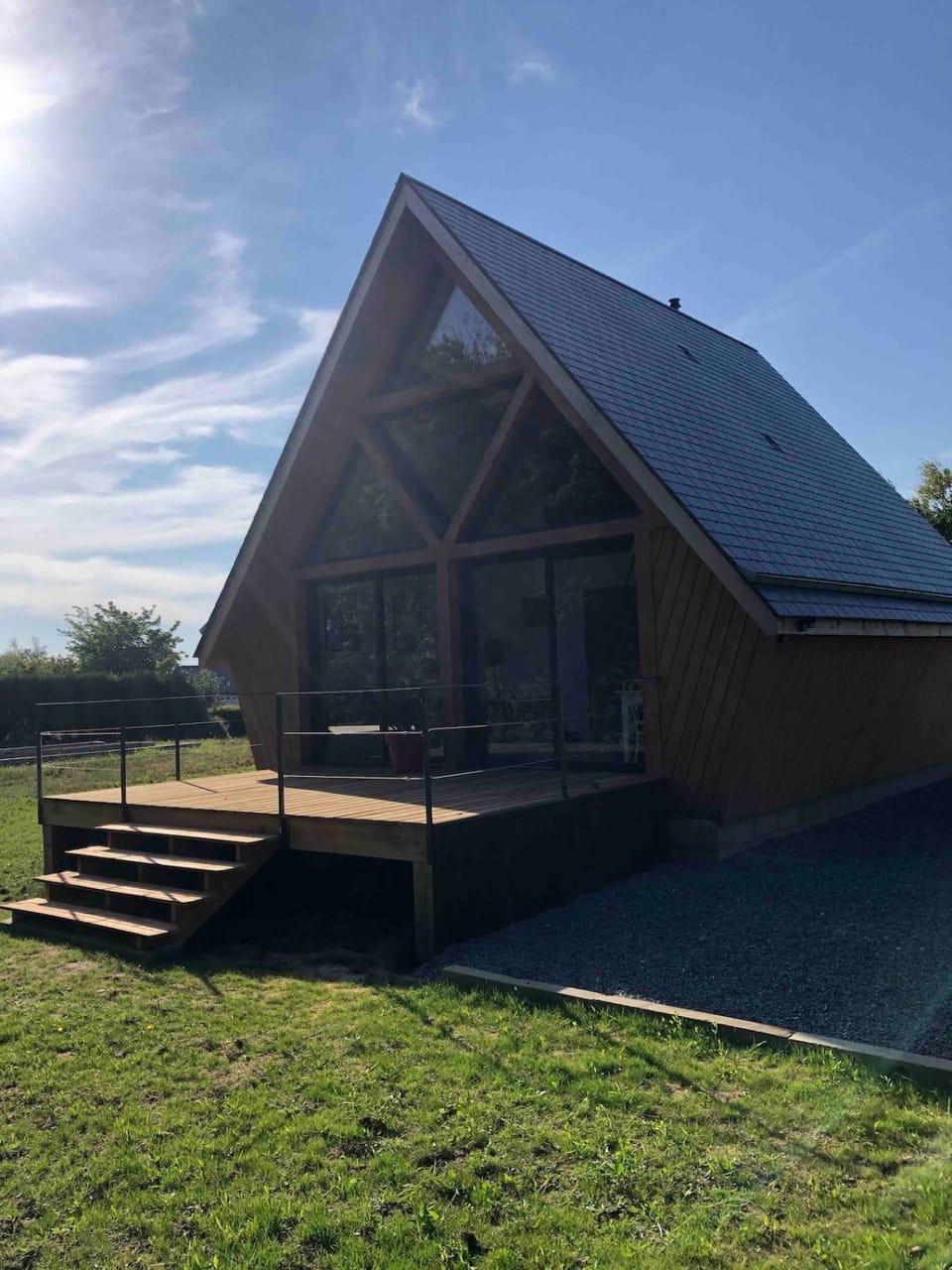 chalet atypique proche Portbail Denneville House in Portbail