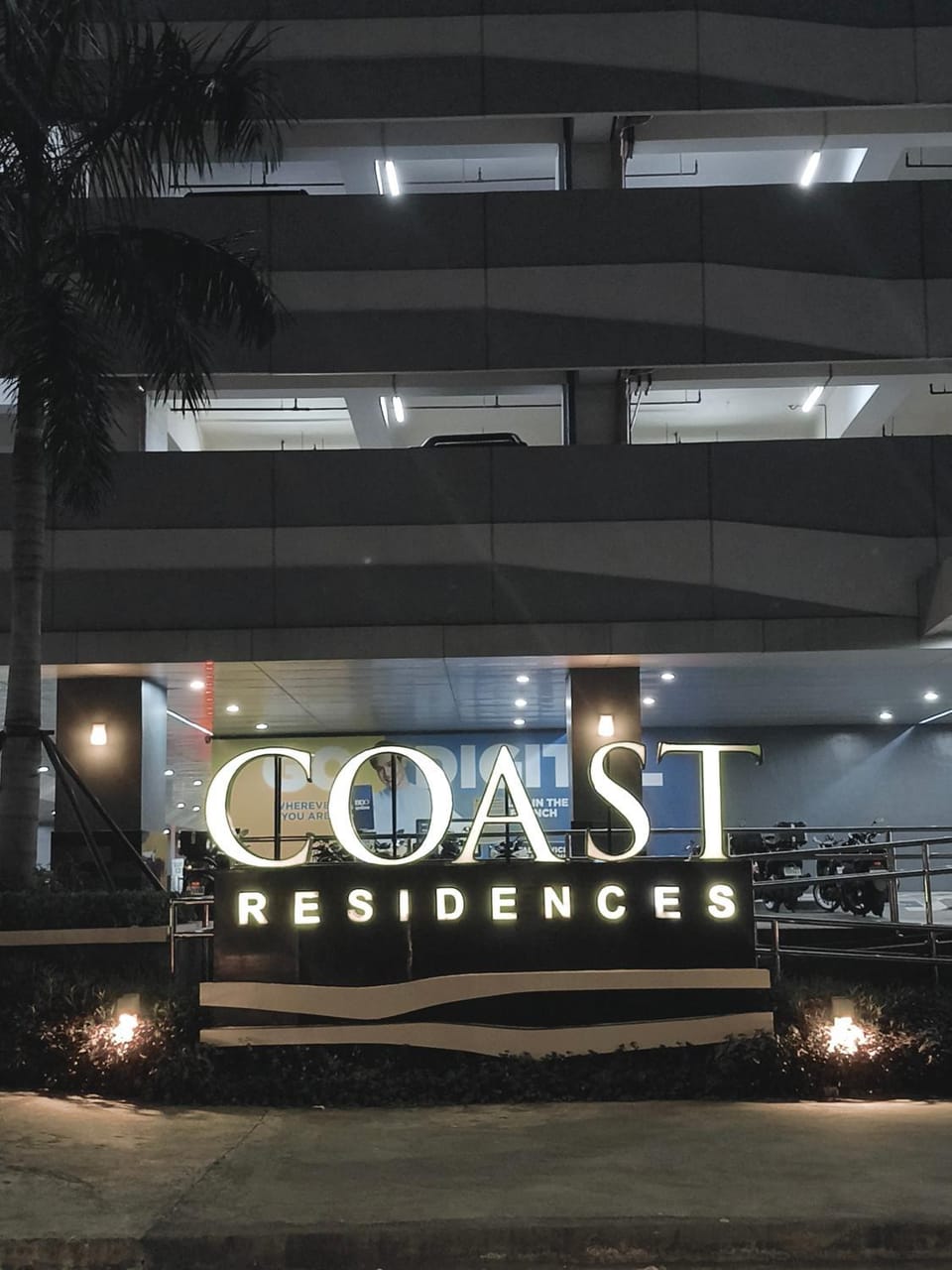 Night, Property logo or sign, Street view