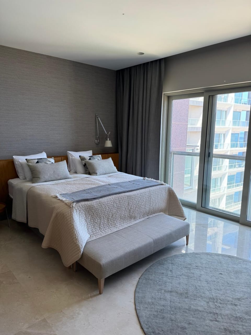 Bed, View (from property/room), Photo of the whole room, Bedroom, Sea view