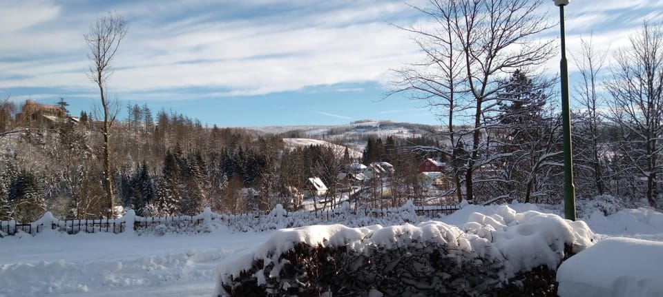 Natural landscape, Winter, Mountain view