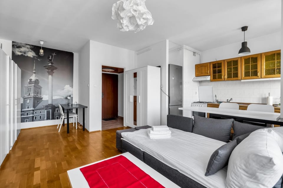 Bed, Kitchen or kitchenette, Living room, Photo of the whole room, Seating area, Dining area, Bedroom