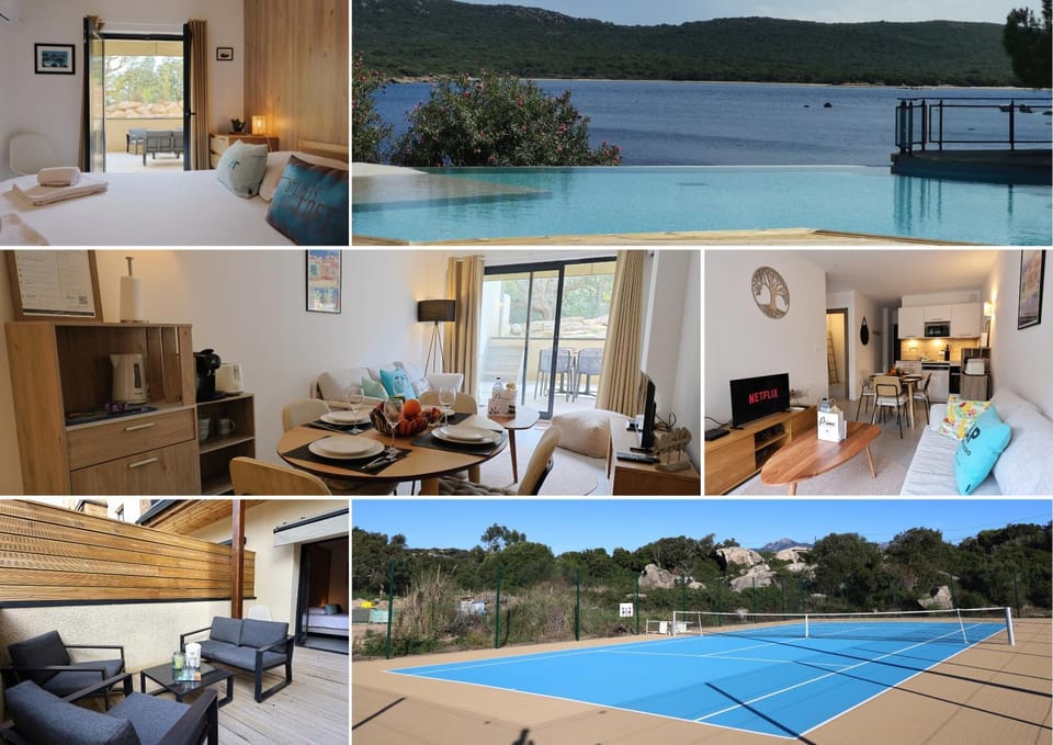 Natural landscape, Swimming pool, sunbed