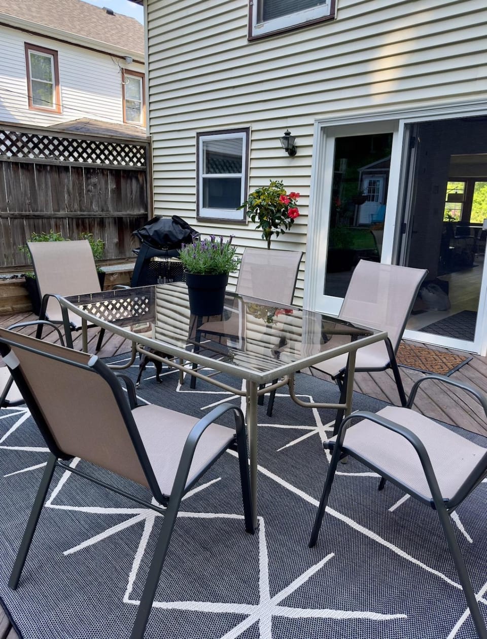 Property building, Patio