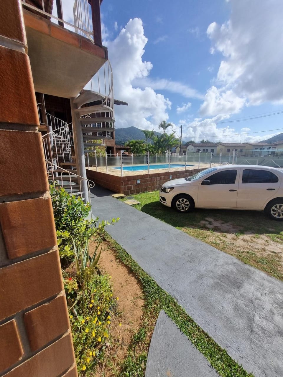 Pool view, Swimming pool, Parking
