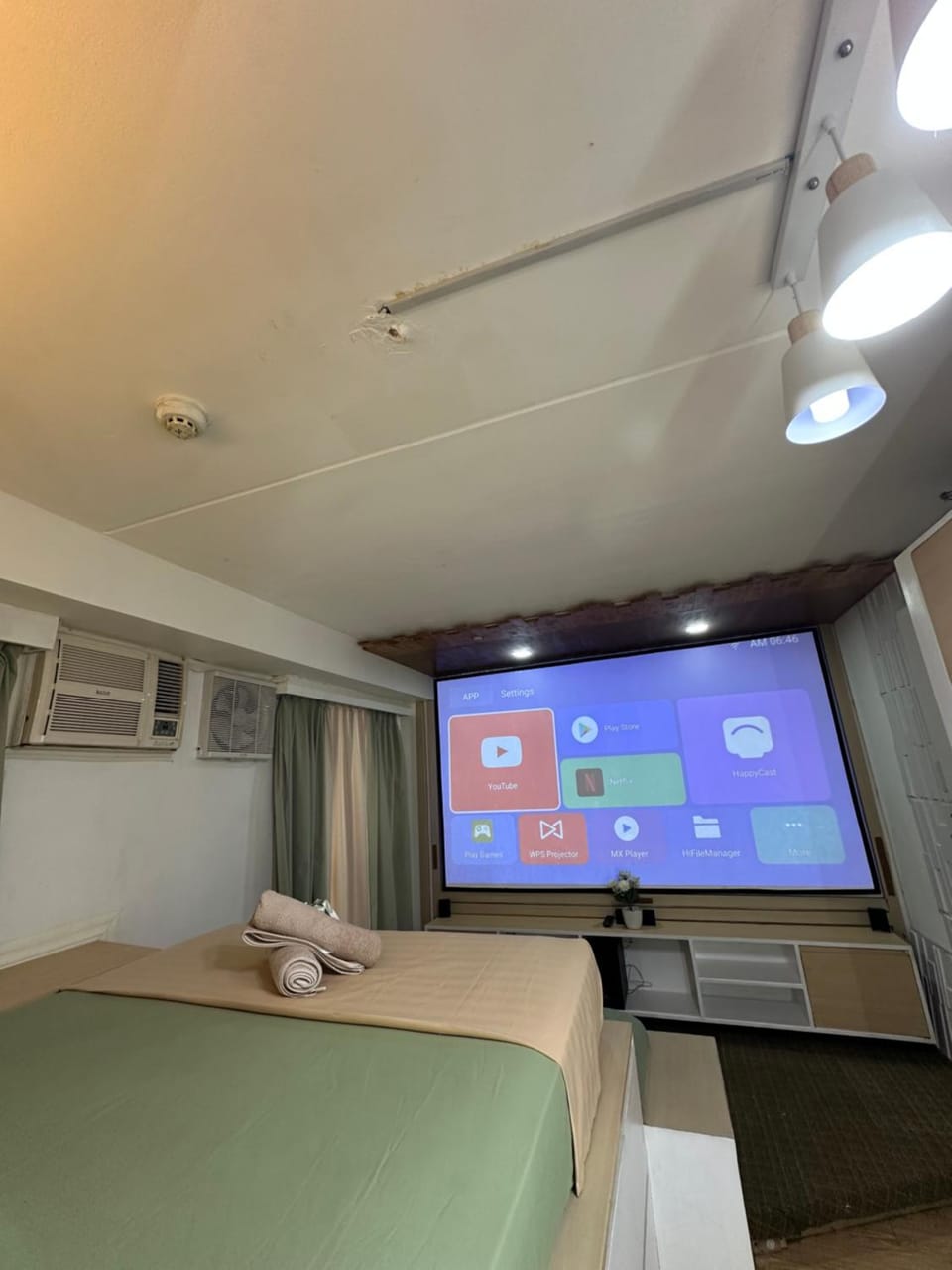Aesthetic Condo Unit with Cinema Home Theater Japan Technology Apartment hotel in Manila City