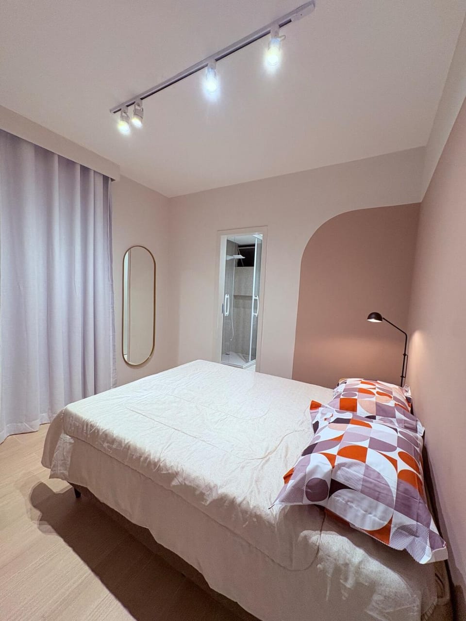 Bed, Photo of the whole room, Bedroom, wardrobe