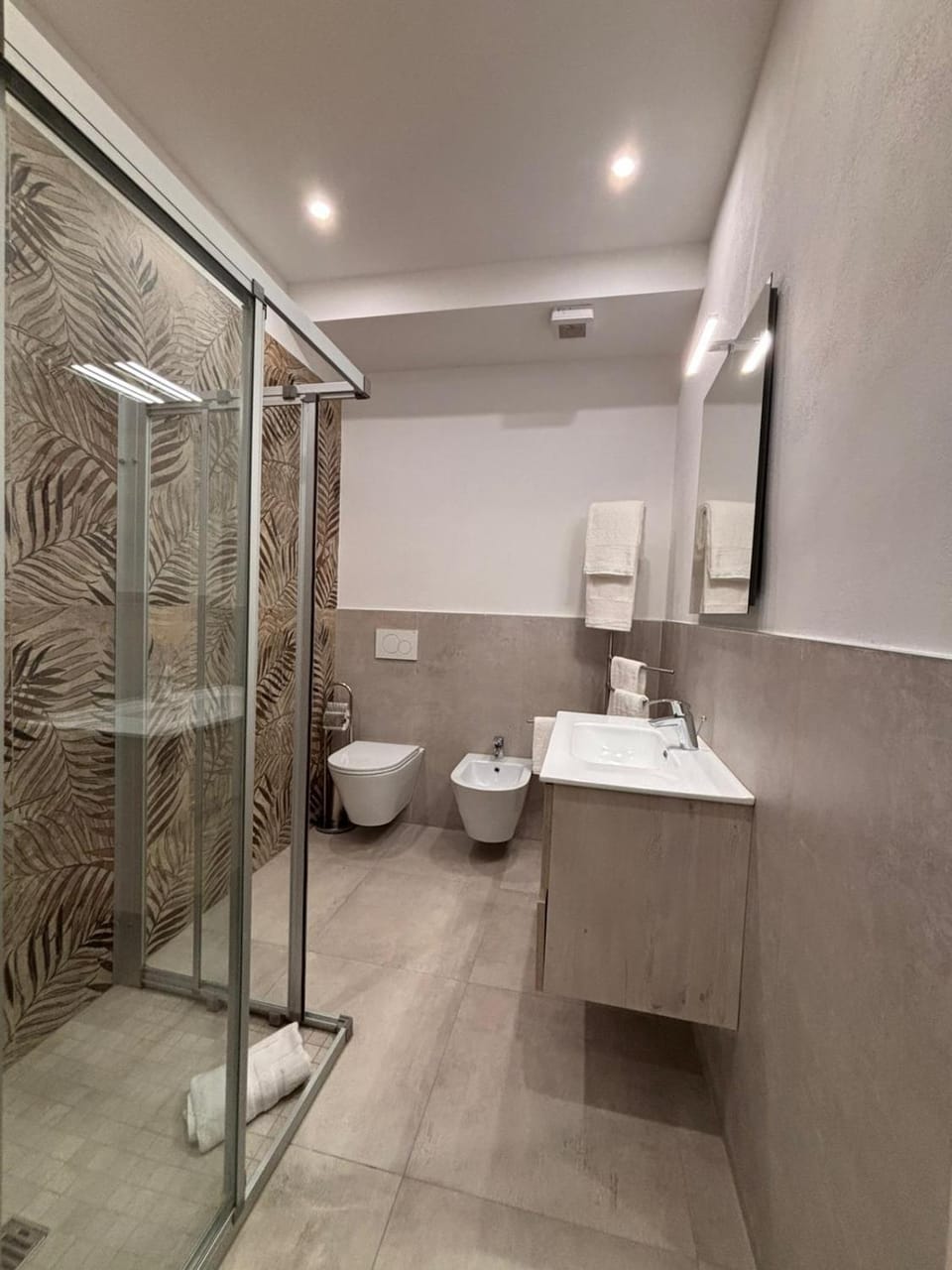 Shower, Toilet, Bathroom, bidet, towels