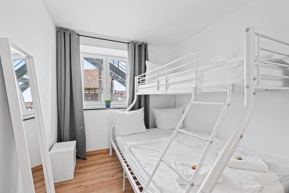 Bed, Photo of the whole room, Bedroom, bunk bed