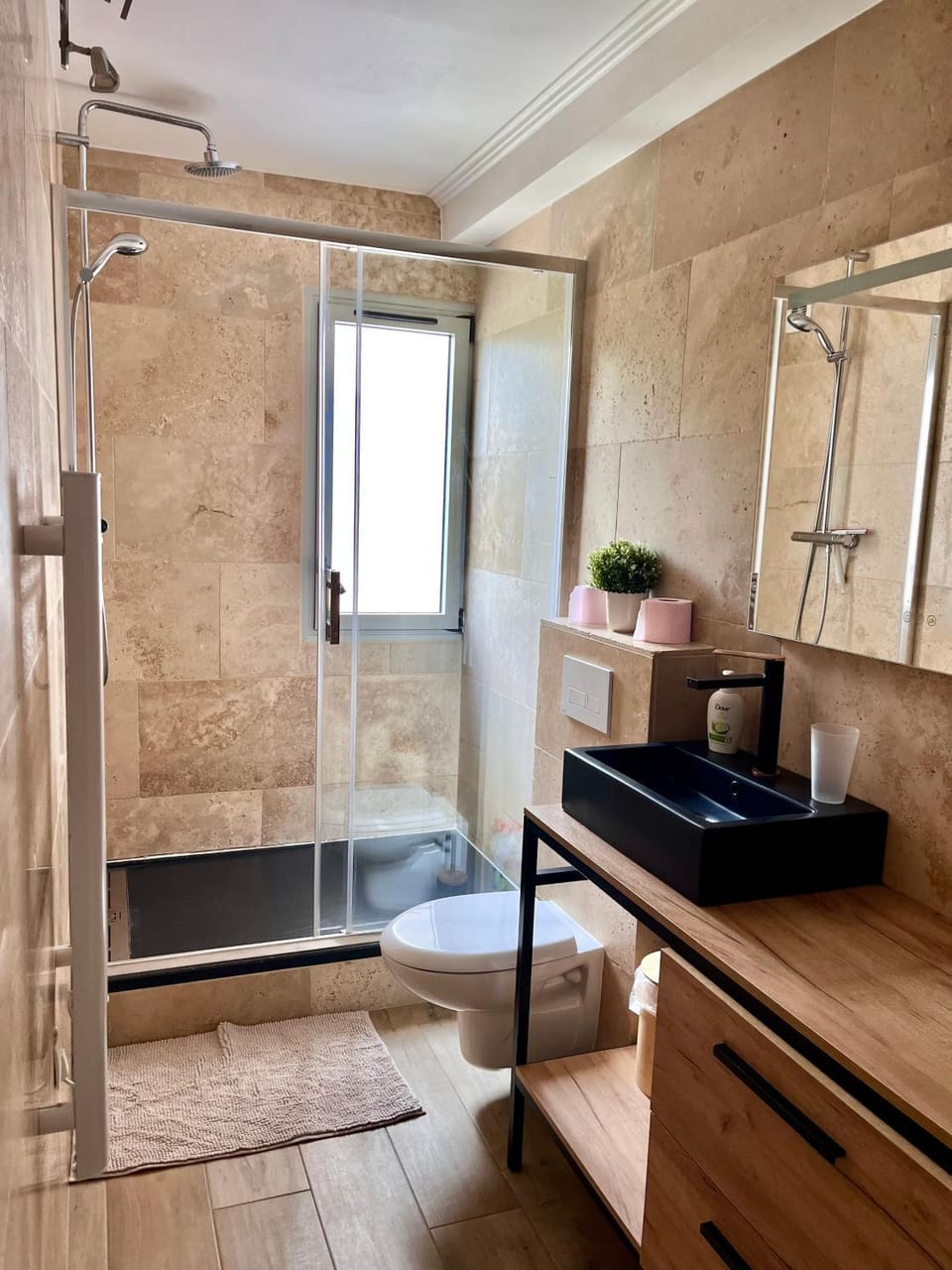 Shower, Bathroom, towels