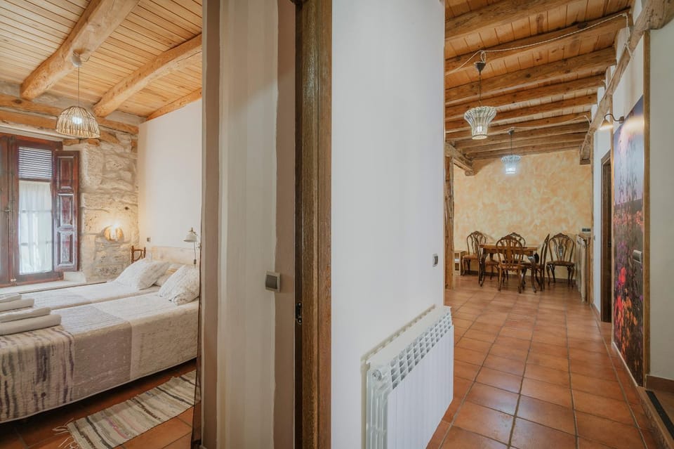 Property building, Living room, Bedroom
