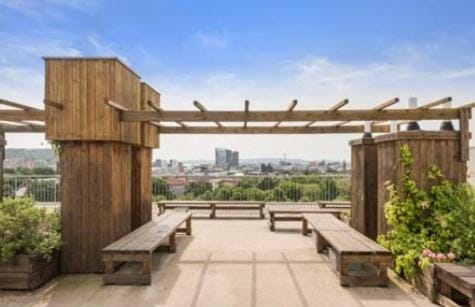 Patio, City view