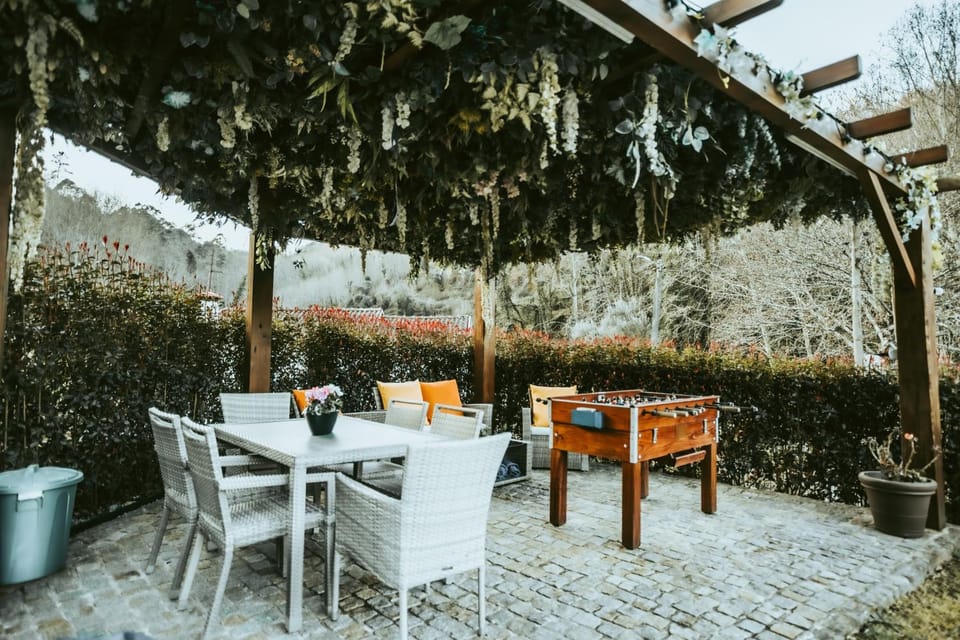 Patio, Garden, Dining area, Garden view