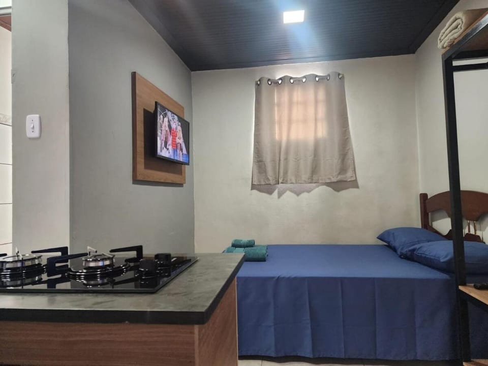 Kitnet mobiliada em Lins Apartment in State of São Paulo