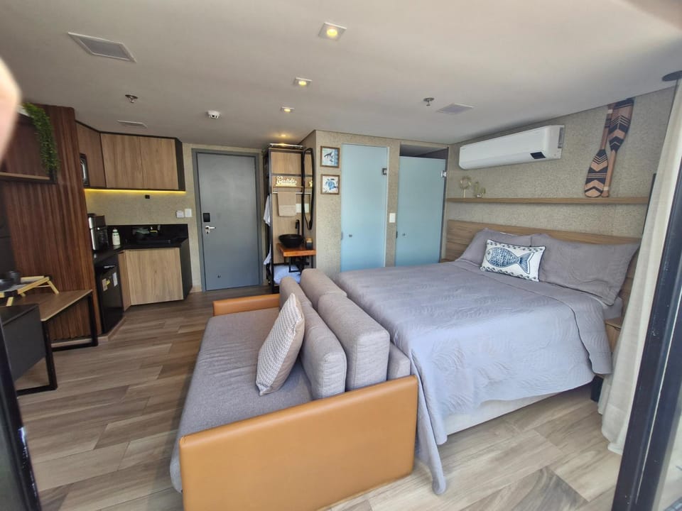 Bed, Kitchen or kitchenette, Photo of the whole room, Bedroom