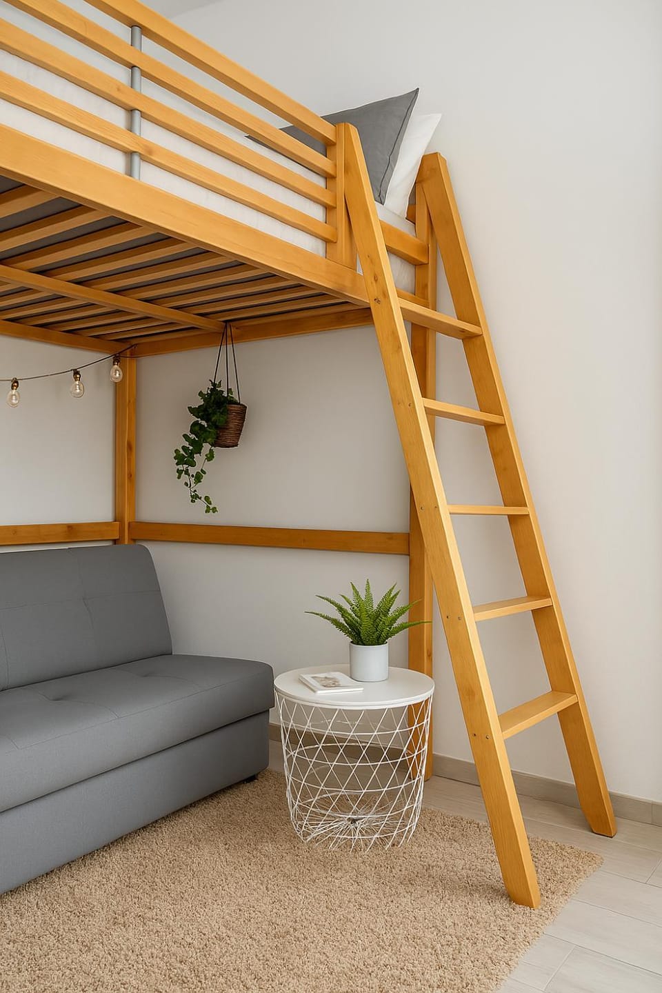 Bed, Living room, Bedroom