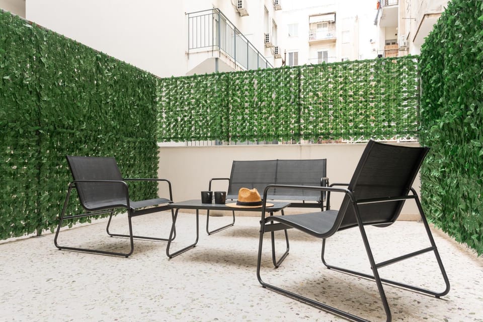 Patio, Balcony/Terrace, Inner courtyard view