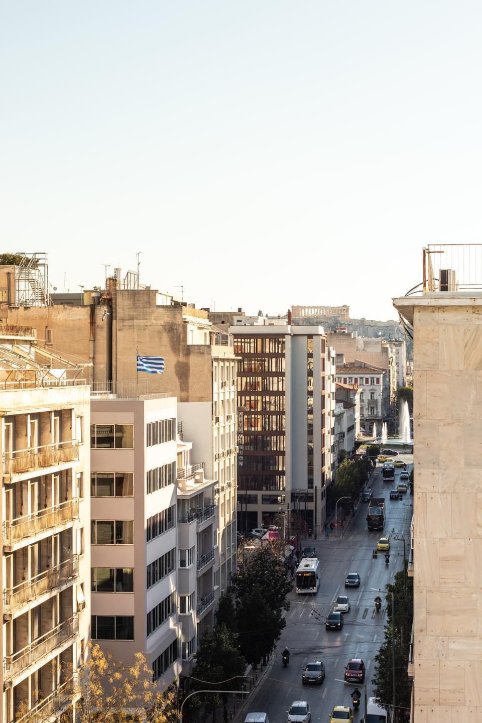 City view, Street view, Location